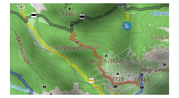 Map routes - hiking osmc
