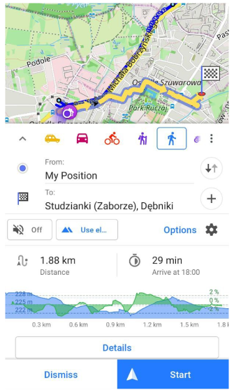 Navigation screen start Android