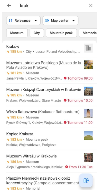 Search Street Android