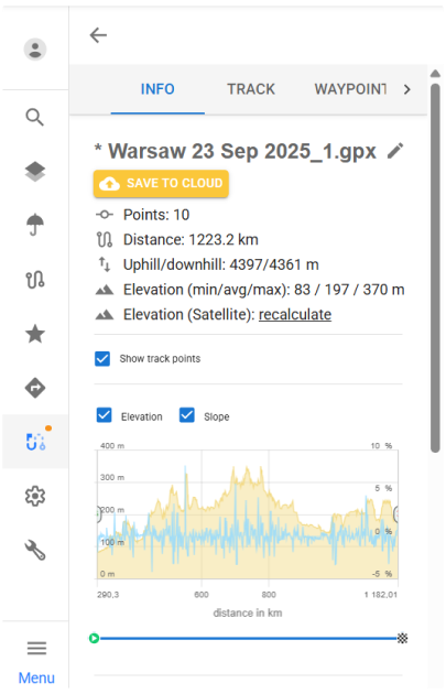 OsmAnd Web Info-Panel