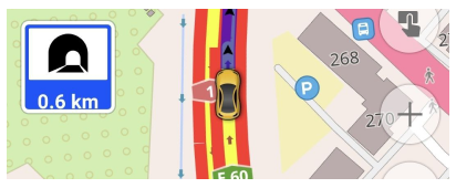 Widgets de alerta de túnel