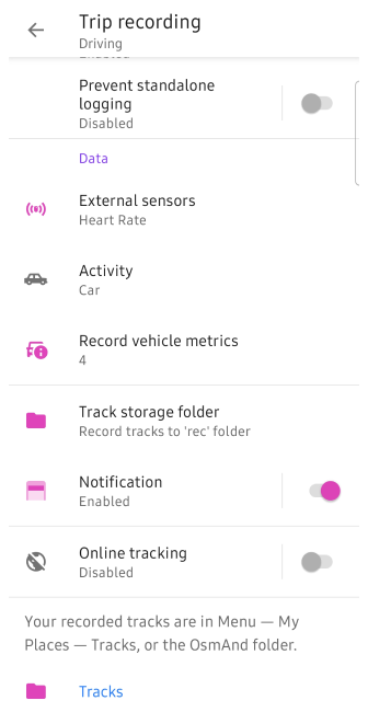Grabación OBD