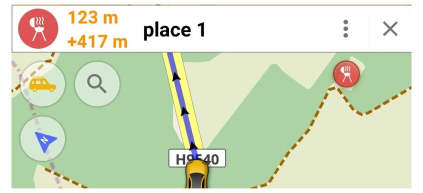 PDI/Favoritos de aproximación Android