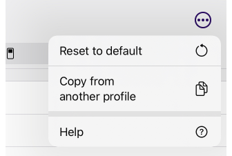 Página de widgets