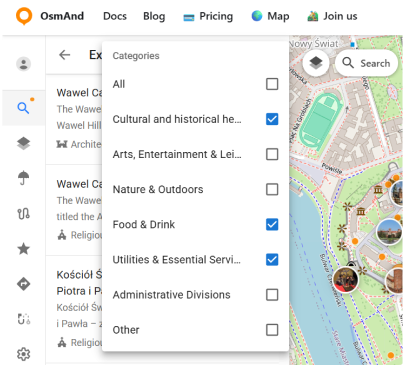 Options de recherche