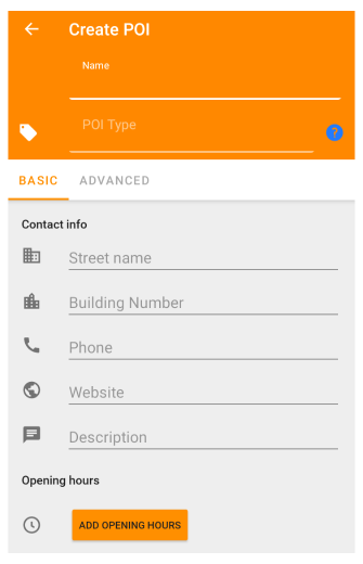 Crea POI Android