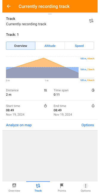 Termina registrazione in Android