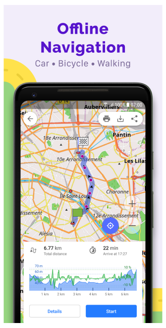 Navigazione offline Android