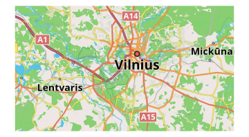 Stile stradale mappa predefinito