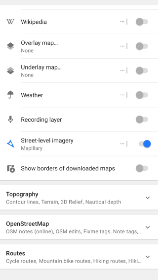 Plugin Mapillary Android
