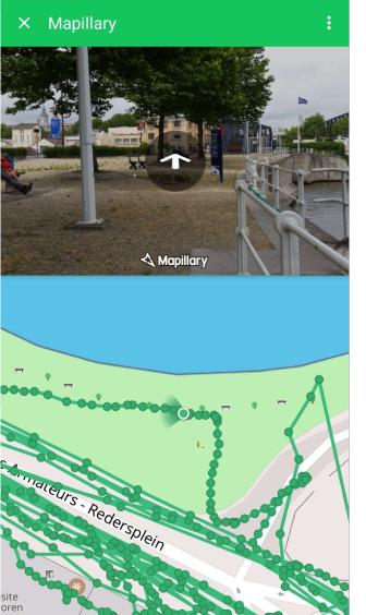 Immagini del plugin Mapillary Android