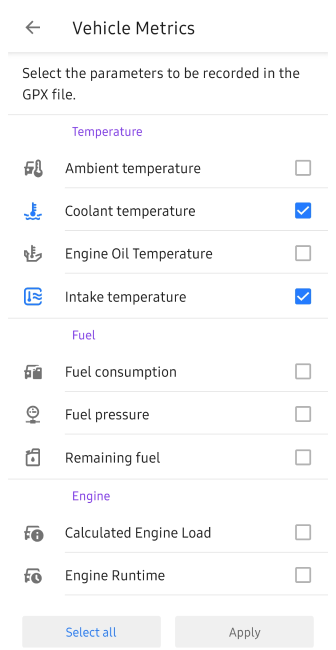 Registrazione OBD