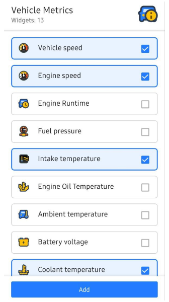 Impostazioni OBD