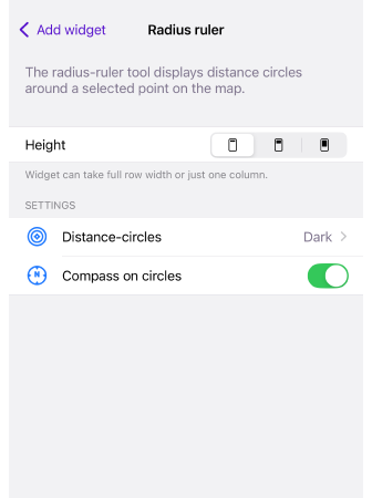 Posizione di visualizzazione Android