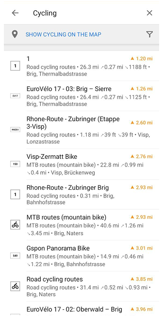 Percorsi sul terreno