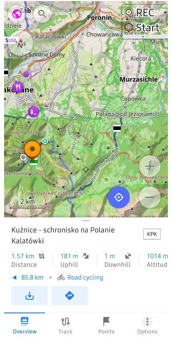 Info percorso
