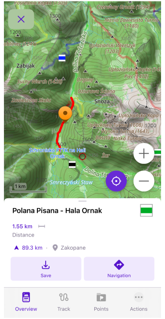 Info percorso