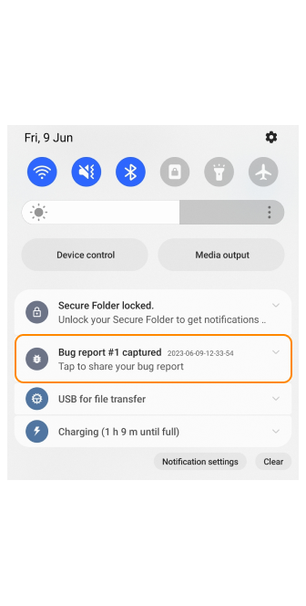 Invia log dei crash da Android 4