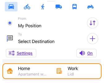 Preferiti speciali iOS