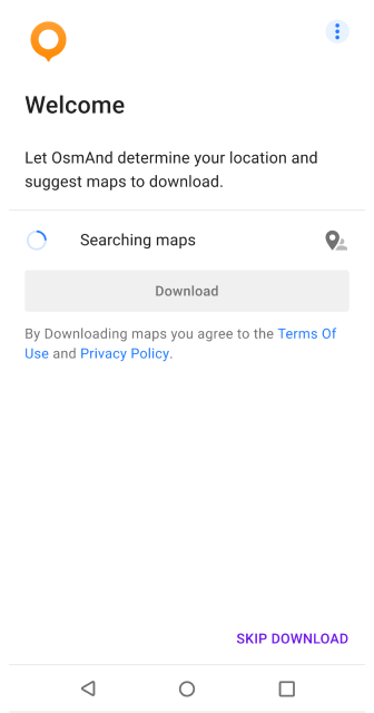 Scarica mappa Android