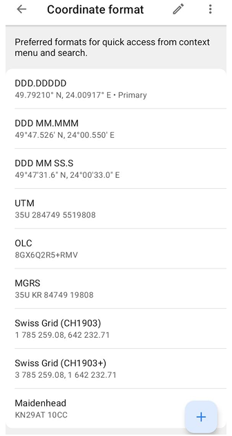 Coördinaten zoeken Android