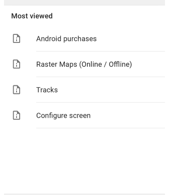 Zrzut ekranu pomocy offline Android