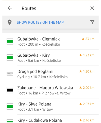 Trasy na ziemi