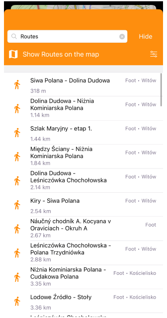 Trasy na ziemi