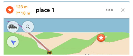 Zbliżanie się do POI/Ulubionych iOS