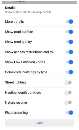 Habilitar manutenção no Android