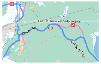 Rotas do mapa - moto de neve