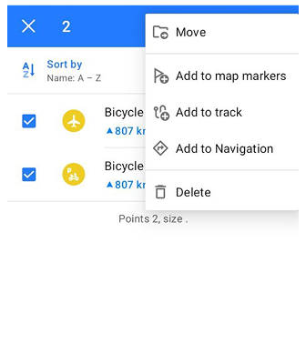 Favoriler eylemi sil android