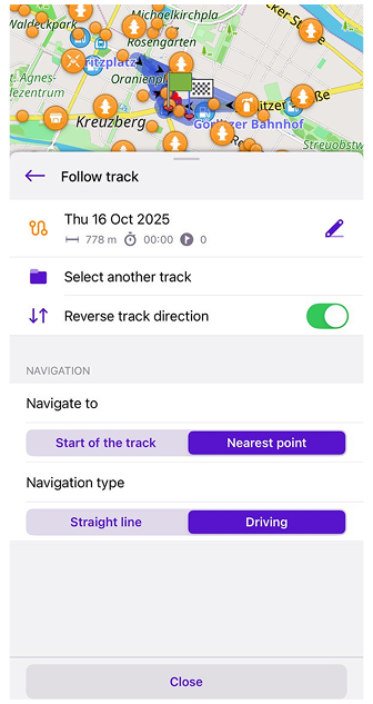 iOS&#39;a Navigasyon
