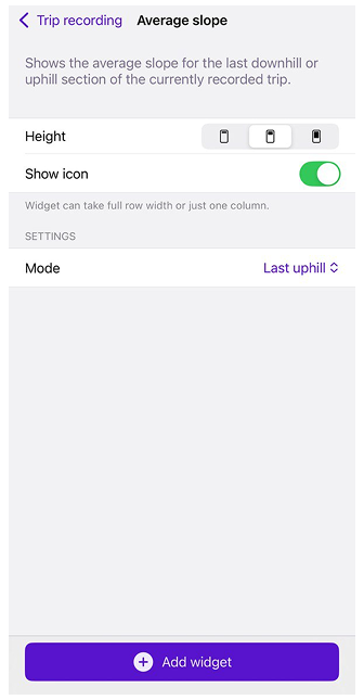 Середній нахил iOS