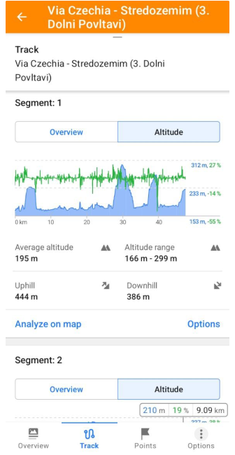 معلومات المسار