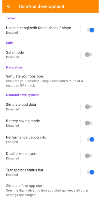 Development Settings Android