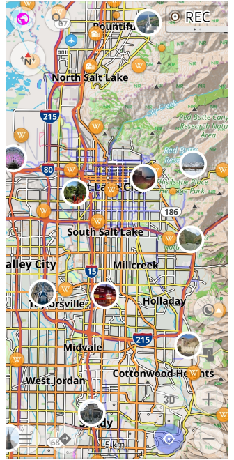 Popular places