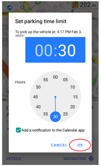 Zeitlimits in Android setzen