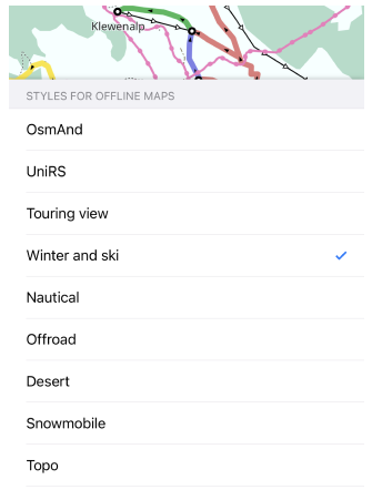 Winterstil in iOS aktivieren