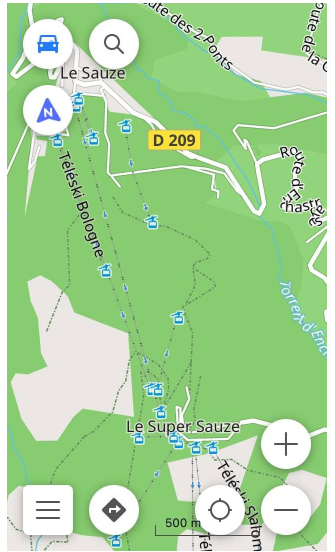 Keine Skikarten in iOS