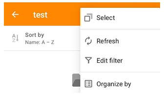 My places Managing Smart Foldersn Android