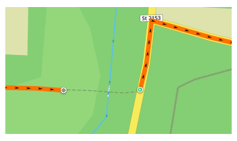 Track Menü Darstellung Start- und Ziel-Symbole Android