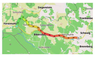 Track Menü Darstellung Trackfarbe Android