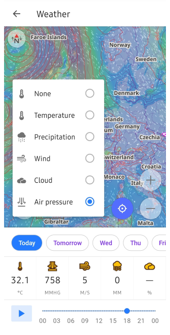 Wetter-Layer auf Android kombinieren