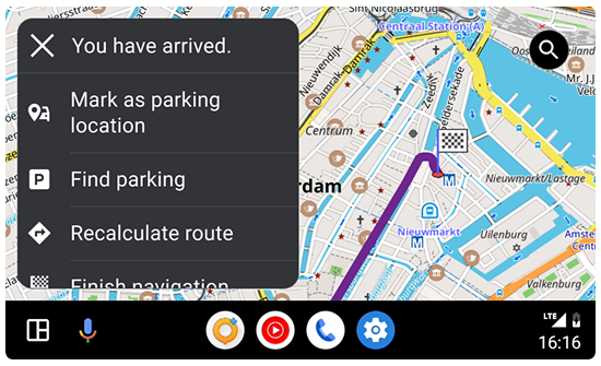 Finalizar navegación