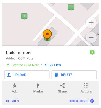 Télécharger une note OSM Android
