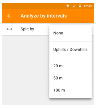 Analyze track