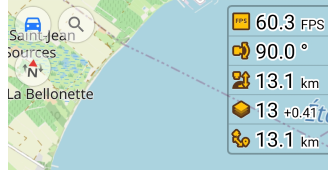 Widgets position de la caméra