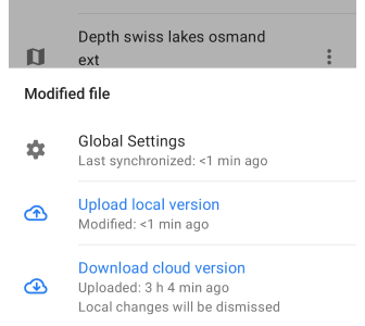Changes OsmAnd Cloud