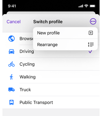 Menu de l&#39;écran de configuration